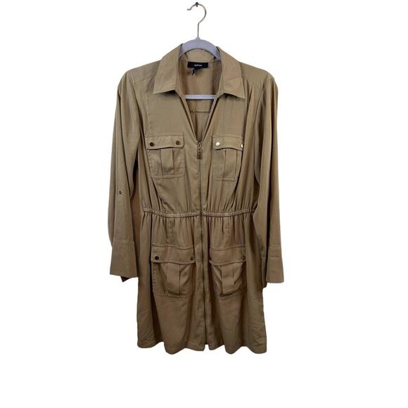 Alfani Utility Zipper Mid-Length Dress Size 12 - Picture 1 of 3
